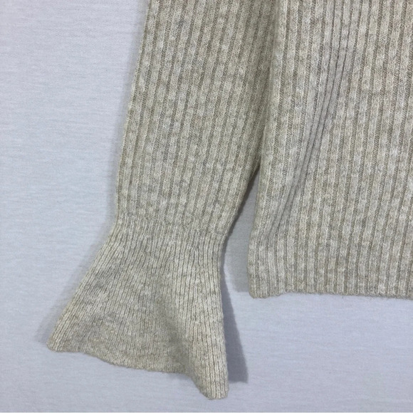 Madewell Cream/Oatmeal Soft Cozy Wool Blend Sweater size Medium - Picture 4 of 9